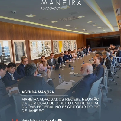 O Maneira Advogados teve a honra de recepcionar mais uma reunião da Comissão de Direito Empresarial da OAB Federal, presidida pelo Dr. Eurico Teles.   Na ocasião, foram convidados o Secretário da Casa Civil do Estado do Rio de Janeiro, Dr. Flavio Wileman, e o Procurador-Geral do Estado do Rio de Janeiro, Dr. Bruno Dubeux.   O tema da reunião foi “Transação com o Poder Público.”  #ManeiraAdvogados #DireitoEmpresarial #OABFederal #Advocacia
