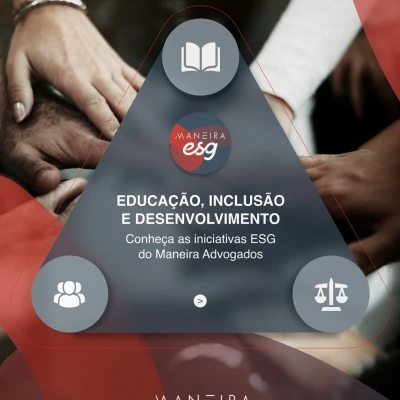 O Maneira Advogados reúne iniciativas voltadas à educação, inclusão, formação de jovens talentos, desenvolvimento interno, saúde, cultura e responsabilidade institucional.  Essas ações envolvem projetos sociais apoiados pelo escritório, como Instituto Ponte, Mão Amiga e Proação; iniciativas acadêmicas e de inclusão, como Incluir Direito, IERI, Tributaristas Cariocas, GDT e Feiras de Estágio; além de projetos internos voltados ao desenvolvimento de pessoas, como Programa de Liderança, Livros à Maneira, Boon Saúde e Maneira Saudável.  A proposta do Maneira ESG é organizar, em uma mesma identidade, iniciativas que já fazem parte da trajetória do escritório, apresentando seus objetivos, vínculos e resultados concretos com sobriedade.  Mais do que ações isoladas, esses projetos refletem uma cultura institucional voltada à educação, inclusão e desenvolvimento contínuo.  #maneiraesg #maneiraadvogados